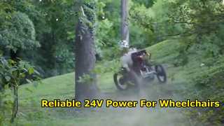 ชุดแบตเตอรี่ลิเธียม 24V 12Ah | แบตเตอรี่ 240Wh สำหรับรถเข็นไฟฟ้า อุปกรณ์การแพทย์